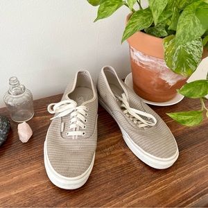 Khaki Vans Women’s Size 10